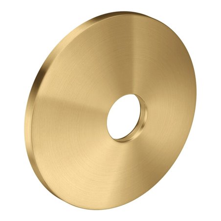 hansgrohe Verlängerungsrosette d 90mm, aus Metall, brushed gold optic