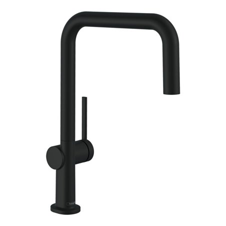 hansgrohe Spültisch-Einhebelmischer 220 Talis M54 EcoSmart 1jet, mattschwarz