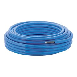 Geberit Systemrohr Mepla ML d 20, Dämm. 26mm, rund vorgedämmt, blau