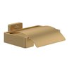 V&B Toilettenpapierhalter Elements Striking 131x45x115mm, mit Deckel, brushed gold