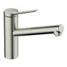 hansgrohe Spültisch-Einhebelmischer 150 Zesis M33 1jet, Edelstahl-Optik