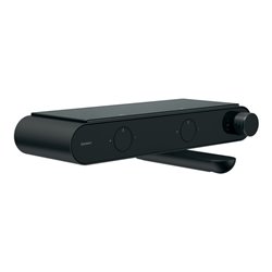 Duravit Wannen-Thermostat AP, 2 Verbraucher, schwarz matt