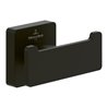 V&B Dop.-Handtuchhalter Elements Striking matt black, 80x44x45mm