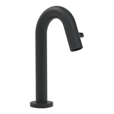 Hansa WT-Standventil HANSANOVA Style o. Abl.garn, Ausl. 94mm, matt-schwarz