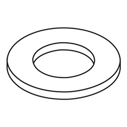 hansgrohe Rosette Axor Terrano 4-Loch Wannenarmatur chrom