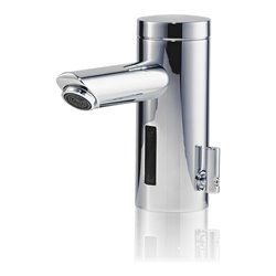 Clage Waschtisch-Armatur AEB, 6 V-Bat., chr, ber.los., el gesteu.