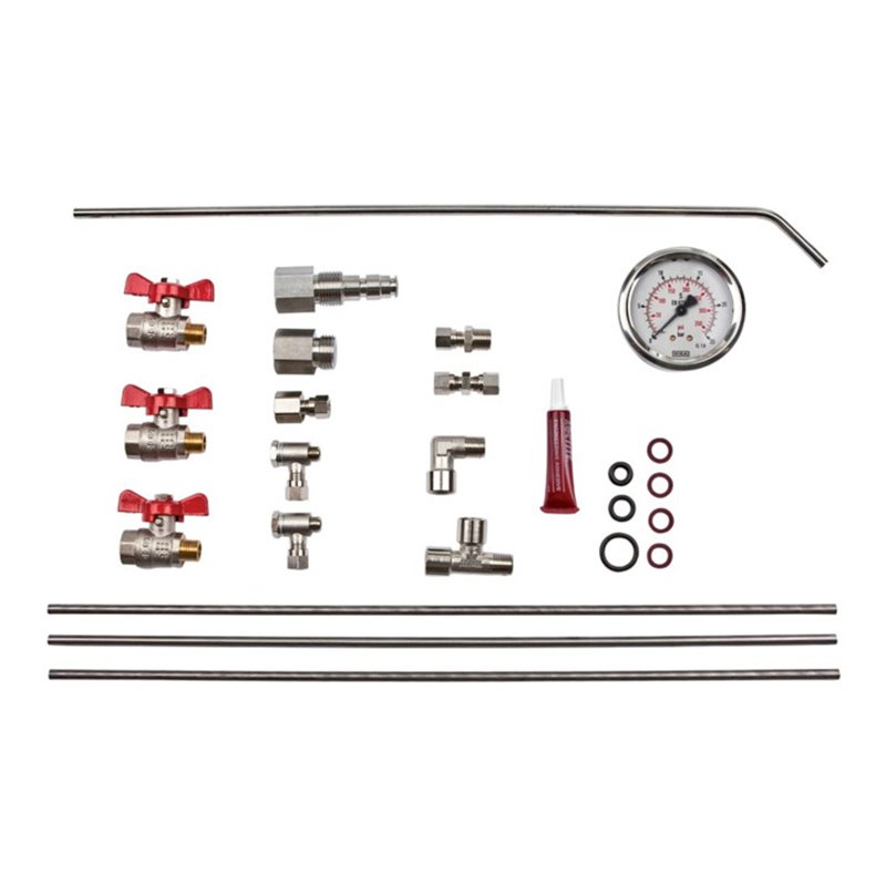 Wilo Bypassleitung und Druckmanometer Helix FIRST 10/16 mit Ovalflansch