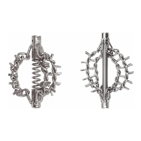 KS Tools Kettenschleuderkopf mit Spike-Kette, 4 Ketten