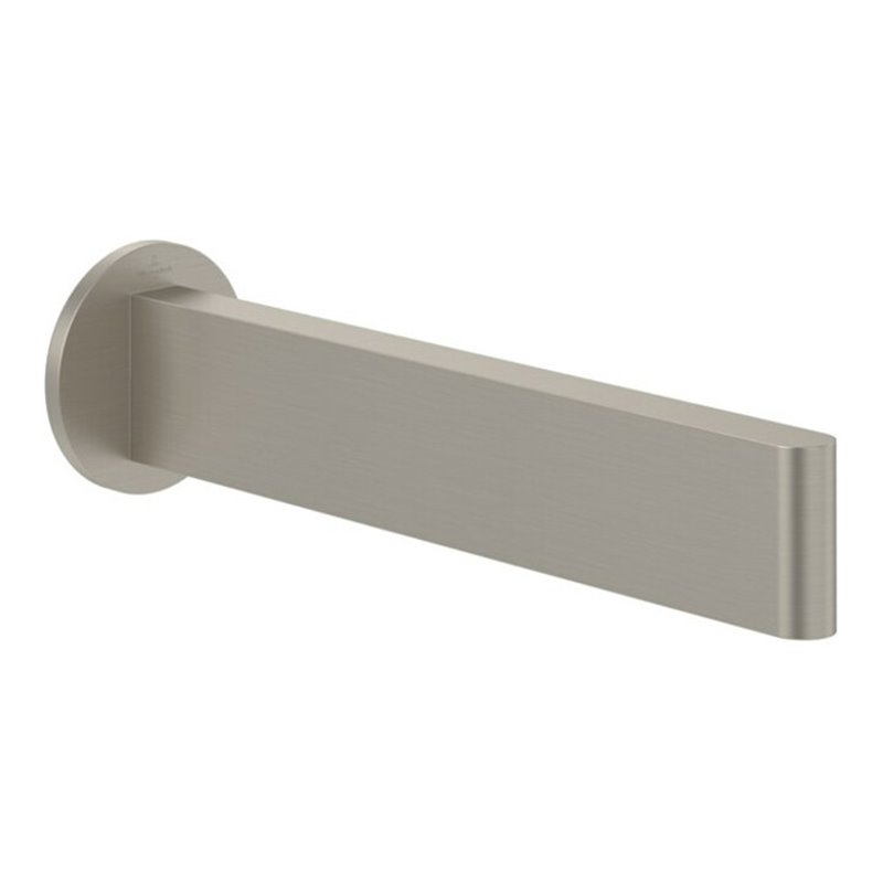 V&B Badewannenauslauf Dawn Wandmontage, brushed nickel black