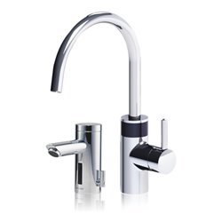 Clage Waschtisch-Armatur AEB-C, 6 V-Bat., ch, berührl, el gesteu.