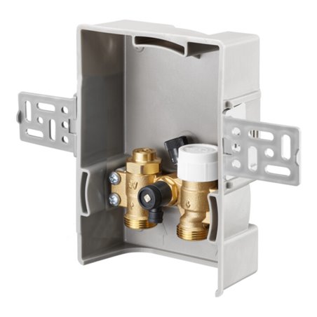 Oventrop Raumtemperaturregelung Unibox E BV ohne Abdeckung, mit Bypass