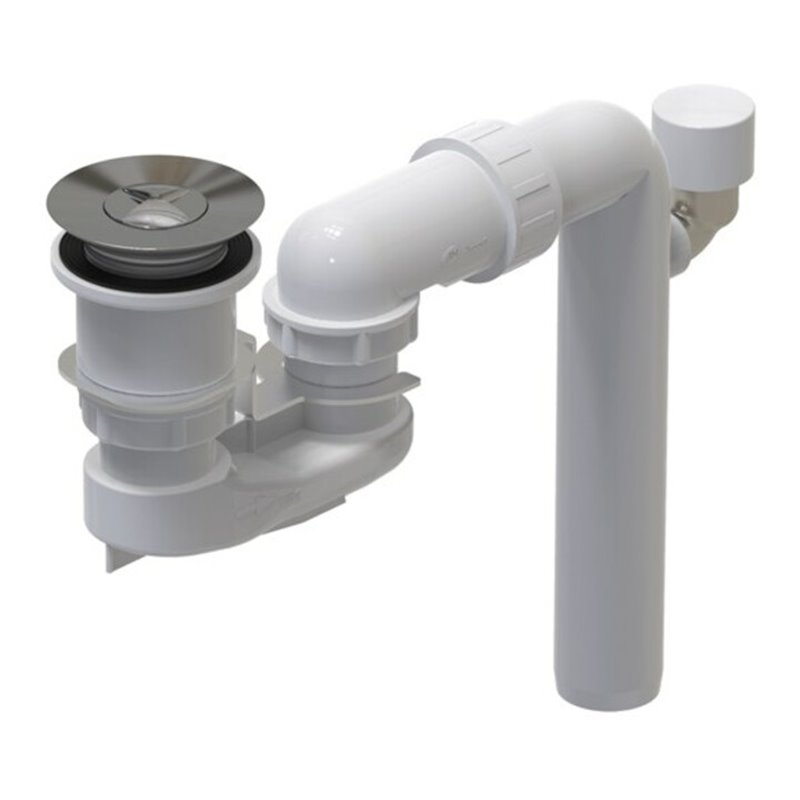 V&B Ab-/Überlaufgarnitur ViFlow verchromt, ohne Überlauf