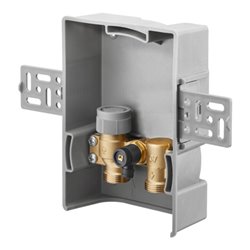 Oventrop Raumtemperaturregelung Unibox TQ vario ohne Abdeckung, mit Thermostat, Q-Tech