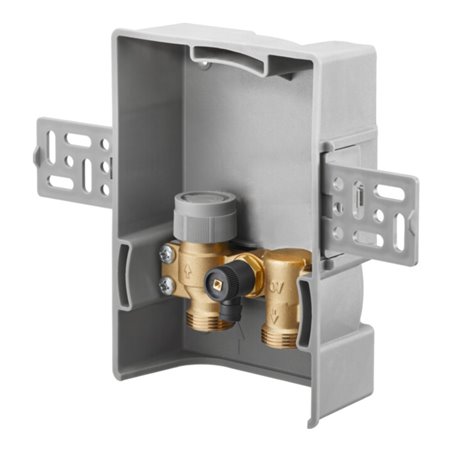 Oventrop Raumtemperaturregelung Unibox TQ vario ohne Abdeckung, mit Thermostat, Q-Tech