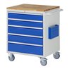 Rau Montagewagen Buche mit 5 Schubladen 2x120 2x150 1x180mm