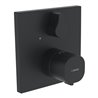 Hansa Fertigset HANSABLUEBOX LIVING UP-Wannen/Brause-Thermostat, mattschwarz