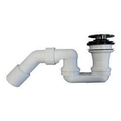 V&B Push-to-Open Ventil Theano verchromt, ohne Überlauffunktion