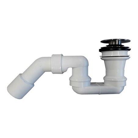 V&B Push-to-Open Ventil Theano verchromt, ohne Überlauffunktion