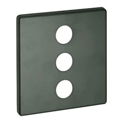 Grohe Rosette 48368 eckig für SmartControl hard graphite gebürstet