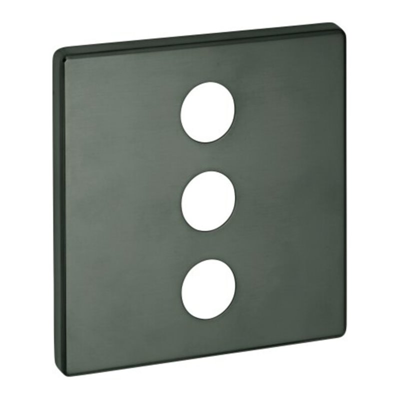 Grohe Rosette 48368 eckig für SmartControl hard graphite gebürstet