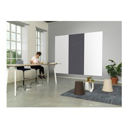 Magnetoplan Infinity Wall X, ACOUSTICS, rot, 980 x 1980 mm
