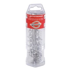 Rothenberger Kettenschleuderkopf mit Spikes, 2 Ketten