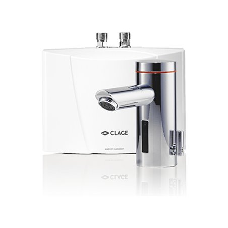 Clage Klein-Durchlauferhitzer LUMINO MBX7 6,5 kW, 400 V, Fest. 16 A, m Arm.