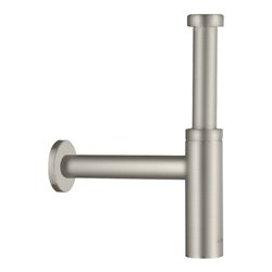 hansgrohe Designsiphon Flowstar S G 1 1/4, Edelstahl-Optik