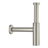 hansgrohe Designsiphon Flowstar S G 1 1/4, Edelstahl-Optik
