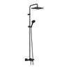hansgrohe Showerpipe 240 Vernis Shape mit Wannenthermostat, 1jet, mattschwarz