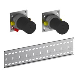 Keuco Grundkörper f 2-W., f Thermostat Set UP m Schlauch