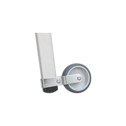 Hymer Plattformleiter 8081 mit Kipprollen und langem Handlauf