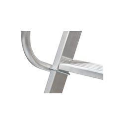 Hymer Plattformleiter 8081 mit Kipprollen und langem Handlauf