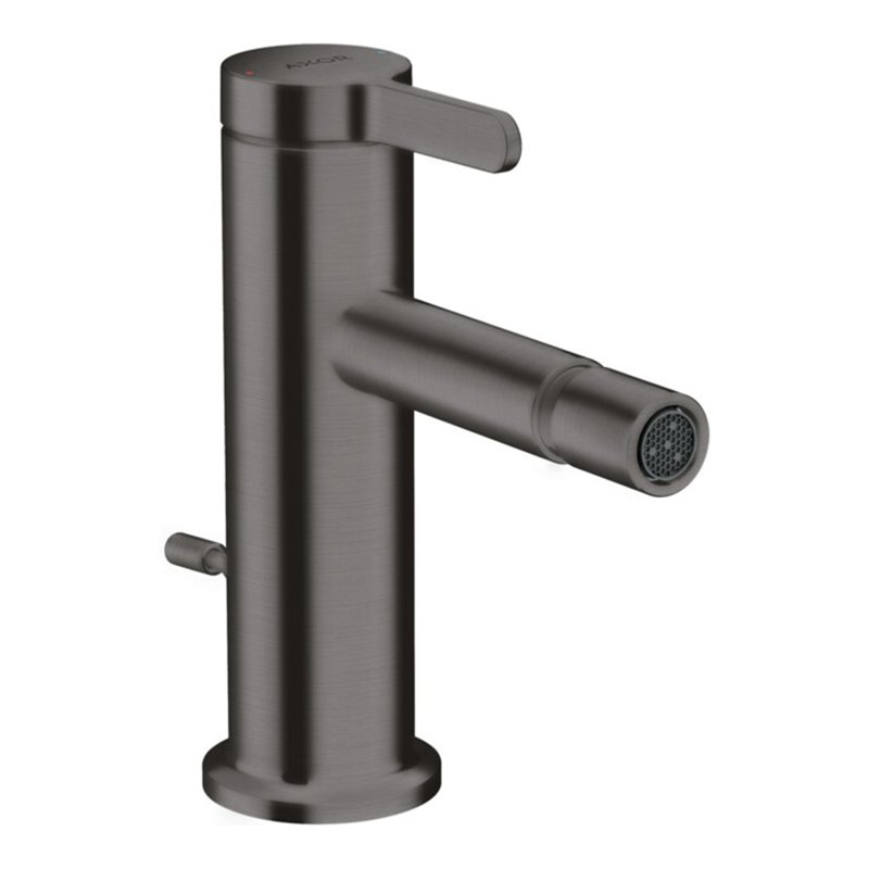 hansgrohe Bidet-Einhebelmischer Axor One A 113mm, m Zugst.Abl.Gar., brush. bla vc