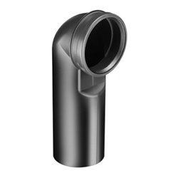 Schell Wand-WC-Ablaufbogen PE, DN 90/90mm, m Doppellippen-Dichtung