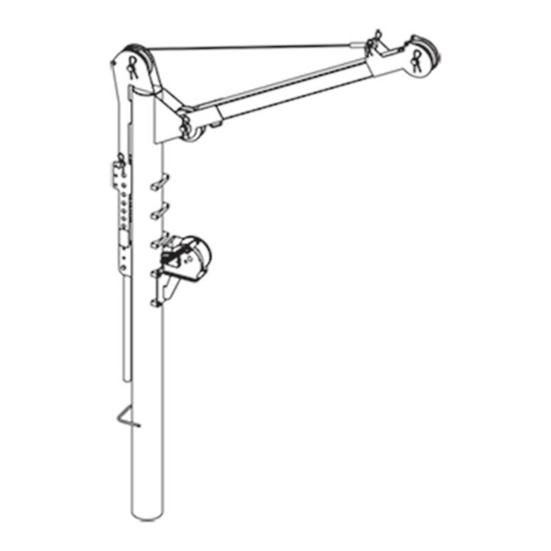 Grundfos Zubehör f.Schmutz-/Abwasserpum. Kran mit Winde 12AF 1.4301, 500kg