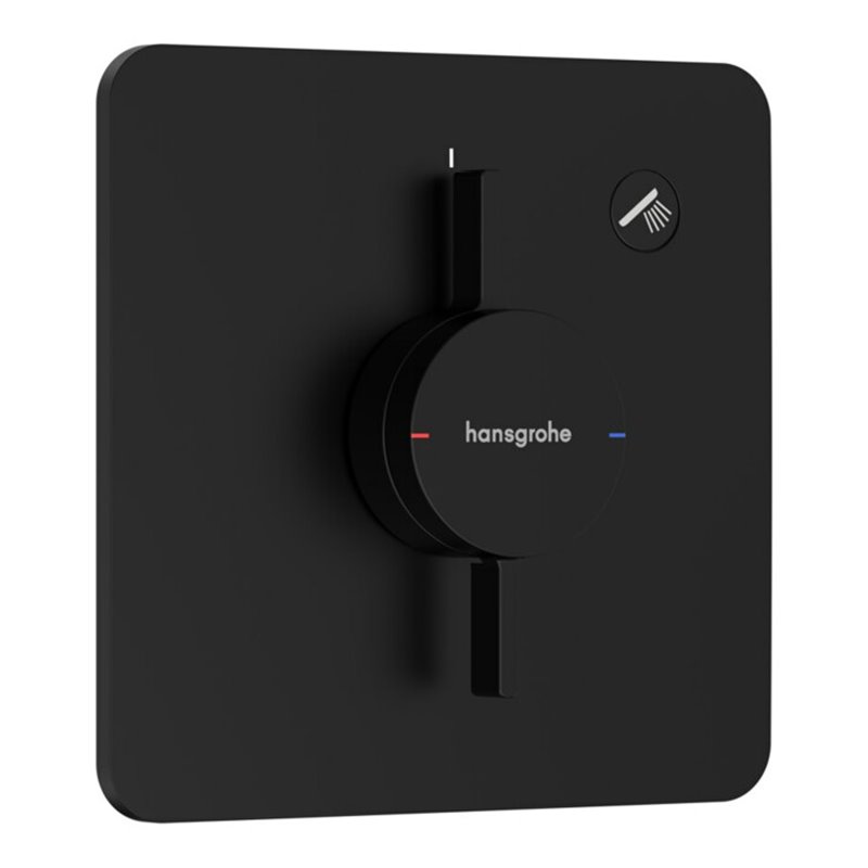 hansgrohe Mischer DuoTurn Q UP, für 1 Verbraucher, mattschwarz