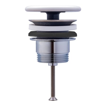 Duravit Schaftventil d 72mm, f WT o. Überlauf, anthrazit matt