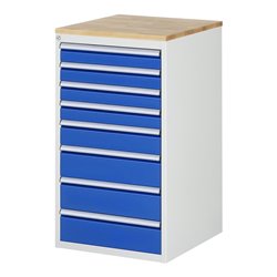 Rau Schubladenschrank Buche-Top mit 8 Schubladen 1035 mm 650 mm