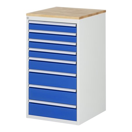 Rau Schubladenschrank Buche-Top mit 8 Schubladen 1035 mm 650 mm