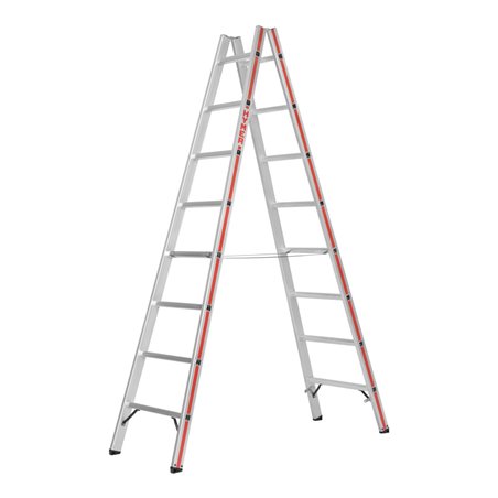 Hymer Sprossenstehleiter beidseitig begehbar 6023