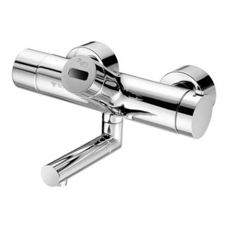 Schell Wand-WT-Thermostat VITUS VW-E-T 270mm, Mischw, Batteriebetr., verchromt