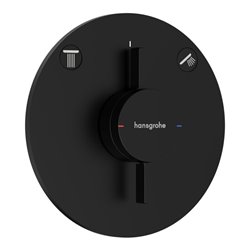 hansgrohe Mischer DuoTurn S UP, für 2 Verbraucher, mattschwarz