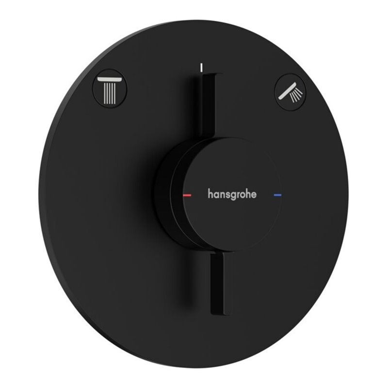 hansgrohe Mischer DuoTurn S UP, für 2 Verbraucher, mattschwarz