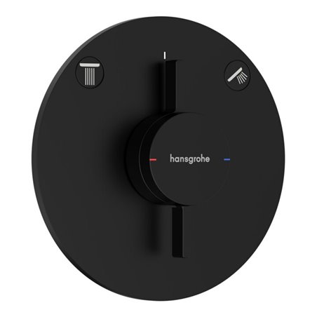 hansgrohe Mischer DuoTurn S UP, für 2 Verbraucher, mattschwarz