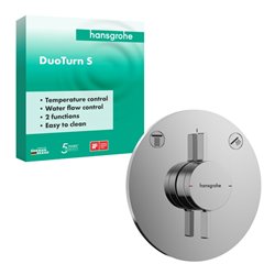 hansgrohe Mischer DuoTurn S UP, für 2 Verbraucher, chrom
