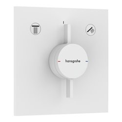 hansgrohe Mischer DuoTurn E UP, für 2 Verbraucher, mattweiß