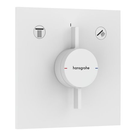 hansgrohe Mischer DuoTurn E UP, für 2 Verbraucher, mattweiß