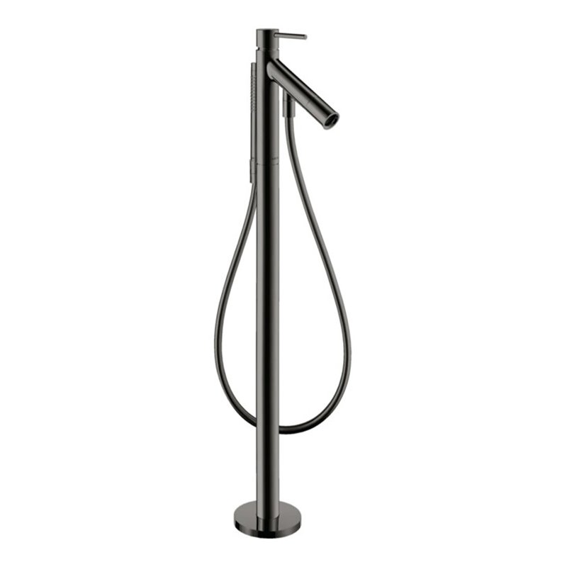 hansgrohe Wannen-Einhebelmischer Axor Starck A 156mm, boden, m Pin-Griff, pol. bla vc
