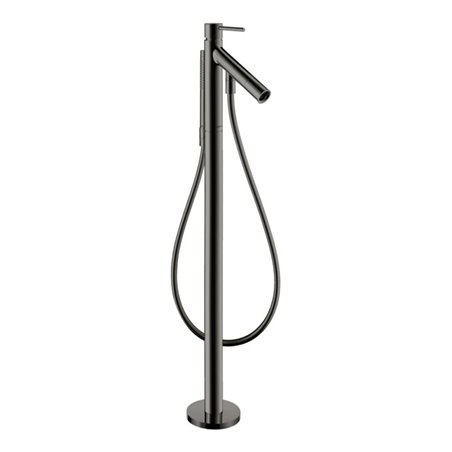 hansgrohe Wannen-Einhebelmischer Axor Starck A 156mm, boden, m Pin-Griff, pol. bla vc